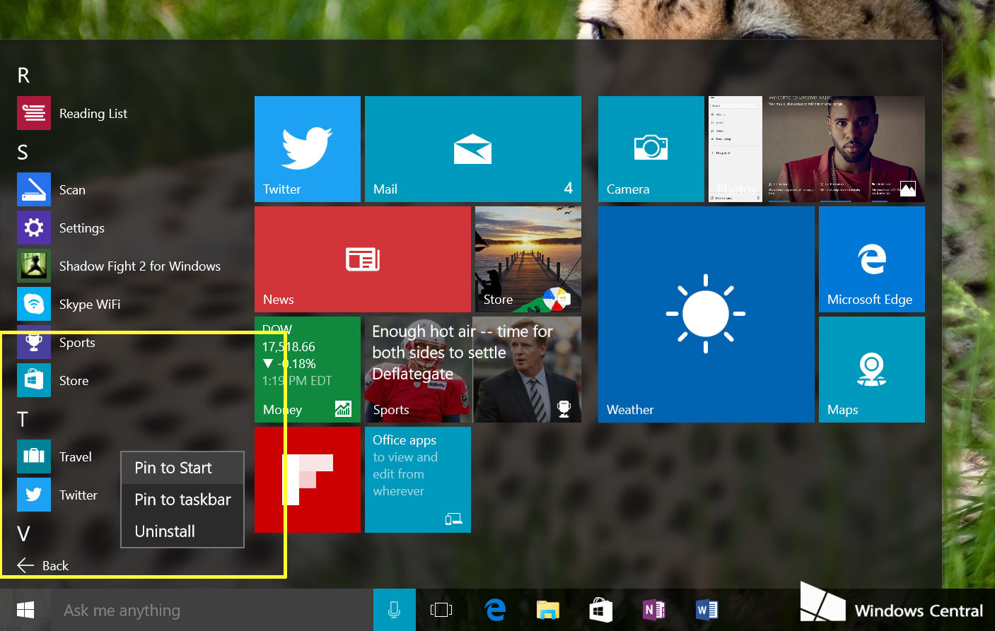 windows 10 ui